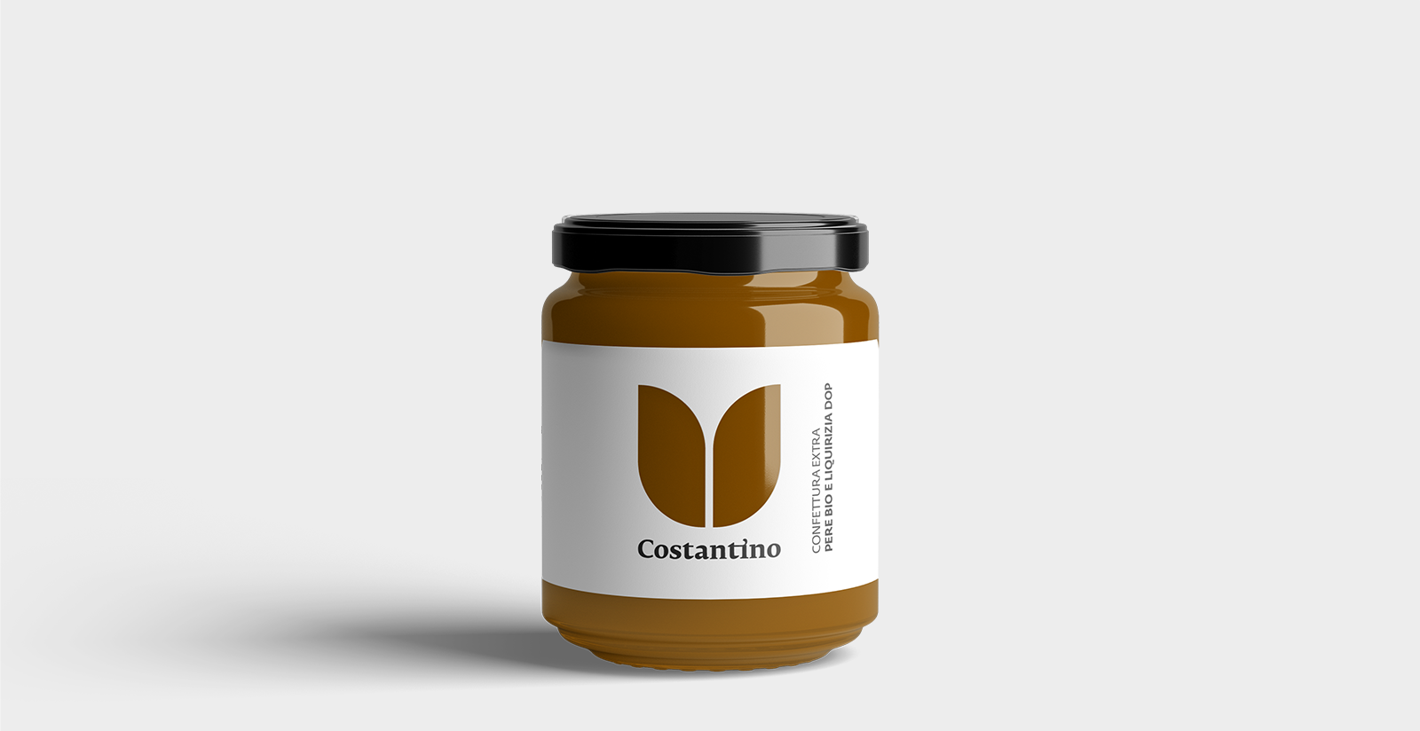 Costantino - Confettura extra di pere biologiche e liquirizia dop - vasetto 100g